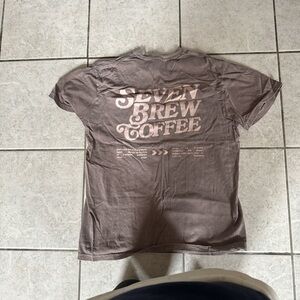 Women's Brown Short Sleeve Tee